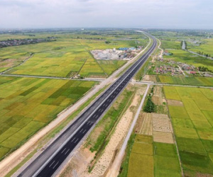 Hình ảnh đầu tiên về cao tốc Hà Nội - Hải Phòng