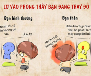 Tranh vui: Sự khác nhau "một trời một vực" giữa bạn bình thường và bạn thân
