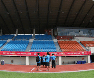 U23 Việt Nam không được làm quen sân thi đấu SEA Games