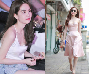 Ngọc Trinh, Hà Hồ "giải nhiệt" ngày hè với đồ mát mẻ