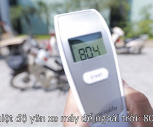 Những kết quả khó tin khi kiểm tra nhiệt độ ngoài trời trong ngày Hà Nội 42 độ C