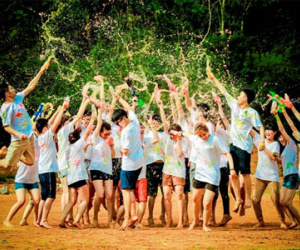 Ảnh kỷ yếu "Xua tan nóng bức ngày hè" của teen Sơn La