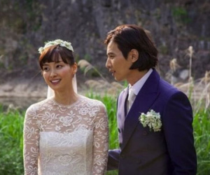 Ảnh đám cưới hiếm hoi của Won Bin và Lee Na Young