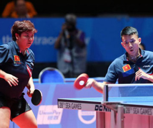 SEA Games 2015: Bóng bàn có huy chương đôi nam, nữ