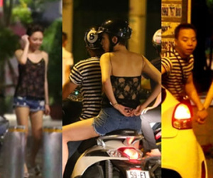 Tóc Tiên bị bắt gặp nắm tay, thân mật bên Touliver vào giữa khuya