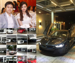 Choáng ngợp trước gara "xế khủng" gần 70 tỷ đồng của hôn phu Midu