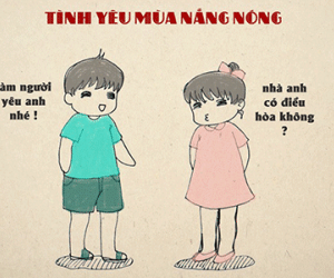 Những điểm thú vị của tình yêu trong mùa nắng nóng