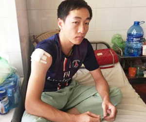 "Phê" bồ đà, sinh viên đâm bị thương Trung úy Cảnh sát