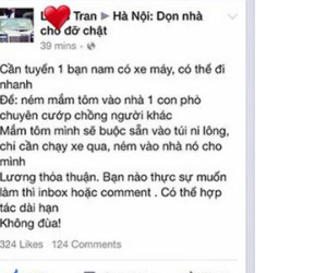 Choáng váng với thông báo tuyển người đi đánh ghen