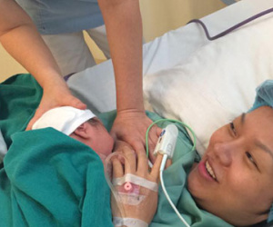 Thái Thùy Linh sinh con trai