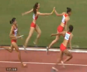 Clip: Tiếp sức nữ 4x400m nữ Việt Nam phá kỷ lục SEA Games 24 năm