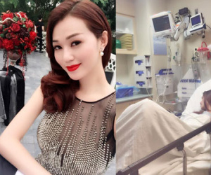 Khánh My đổ bệnh trong chuyến đi Mỹ