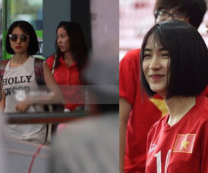 Hòa Minzy về nước cùng Công Phượng và đội tuyển U23 Việt Nam