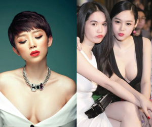 Những màn khoe ngực táo bạo đến "đỏ mặt" của mỹ nhân Việt