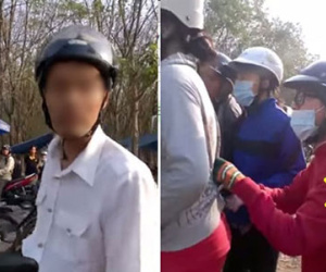 Cư dân mạng chia sẻ lại clip cô gái bị người lạ "tự nhận là chồng"