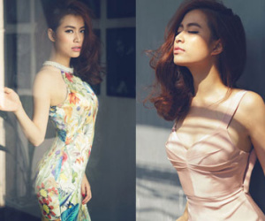 Hoàng Thùy Linh diện váy bó khoe đường cong