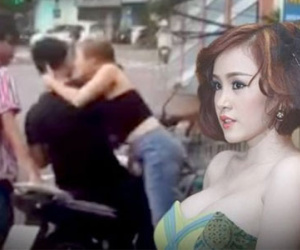 Bà Tưng bất ngờ cưỡng hôn hàng loạt đàn ông lạ trên phố