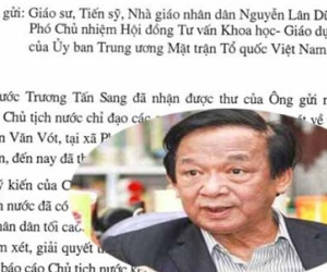 Chủ tịch nước yêu cầu xem xét lại vụ án từ thư của GS Lân Dũng