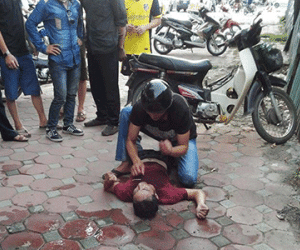 Hà Nội: Nam thanh niên sốc thuốc được bé trai 6 tuổi cứu giúp