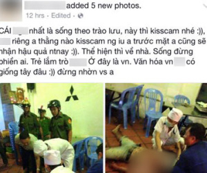 Sự thật về bức ảnh "hôn kiểu Kiss Cam rồi chết" đang lan truyền chóng mặt