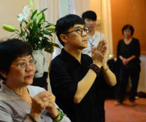 Thành Lộc, Ngọc Ánh thành kính viếng G.S Trần Văn Khê