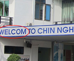 Những lỗi tiếng Anh ở Việt Nam khiến du khách giật mình