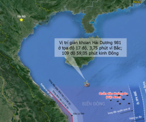 Theo dõi sát sao giàn khoan Hải Dương 981