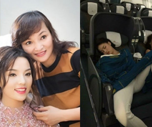 Mẹ Hoa hậu Kỳ Duyên lên tiếng dáng ngủ "khó đỡ" của con gái