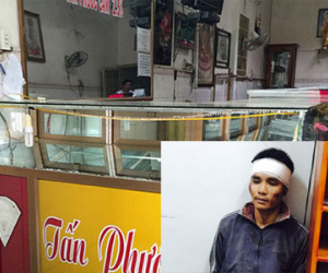 Bị bắt sau 5 giây nổ súng cướp tiệm vàng ven Sài Gòn
