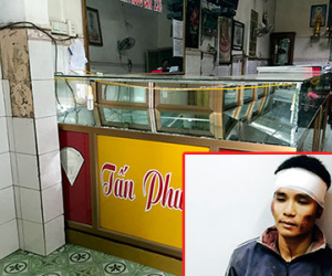 Giây phút vây bắt tên cầm súng cướp tiệm vàng