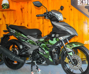 Yamaha Exciter 150 Camo “bằng xương, bằng thịt” tại Hà Nội