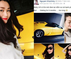 Khánh My quay ngoắt 180 độ, phủ nhận việc mua siêu xe Lamborghini