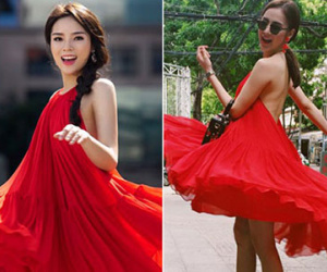 Một chiếc váy yếm, Kỳ Duyên - Angela Phương Trinh ai hút mắt hơn?