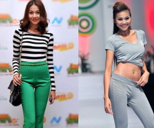 "Ngượng chín mặt" với mốt quần bó sát của mỹ nhân Việt