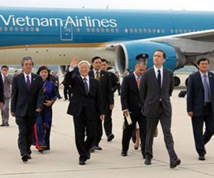 Tổng Bí thư dự lễ bàn giao chiếc Boeing 787-9 Dreamliner đầu tiên