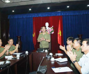 Bộ trưởng Trần Đại Quang khen thưởng Ban chuyên án điều tra vụ Vinashin