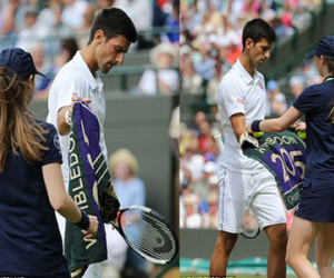 Cô bé nhặt bóng xinh đẹp bị Djokovic quát tới phát khóc