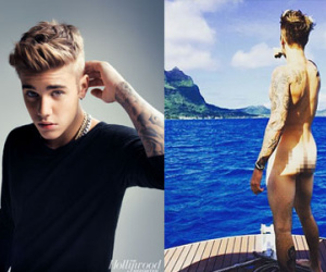 Justin Bieber gây sốc với ảnh khỏa thân giữa thiên nhiên