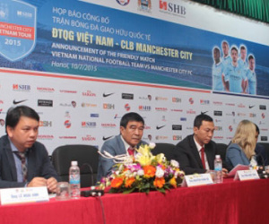 Họp báo công bố sự kiện Man City lần đầu tiên đến Việt Nam