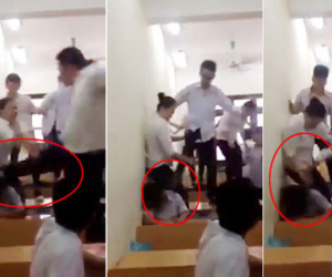 Clip: Nhóm nam sinh đánh hội đồng dã man 1 nữ sinh
