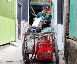 Chị ve chai "5 triệu yen" trở lại Sài Gòn mưu sinh