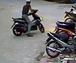 Đến trình báo mất xe, trộm luôn xe của Công an