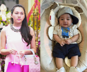 Quý tử nhà Ngọc Thạch gây "sốt" ngay lần đầu lộ diện