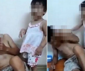 Cư dân mạng tranh cãi nảy lửa vì clip "Em bé đánh bố"