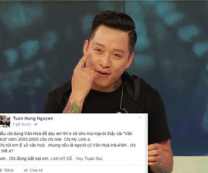 Bị chê vô văn hóa, Tuấn Hưng "phản pháo" Mỹ Linh, Huy Tuấn