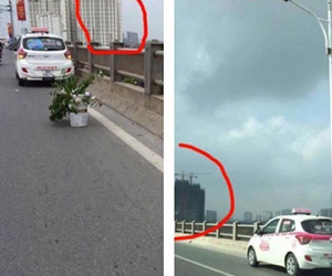 CSGT khẳng định hình ảnh taxi đỗ trên cầu Vĩnh Tuy nửa năm trước là không có thật