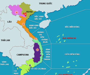 Cảnh báo thời tiết nguy hiểm trên biển Đông