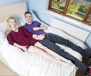 Cặp đôi "người cao 1,75m, kẻ cao 2,15m" gây sốt