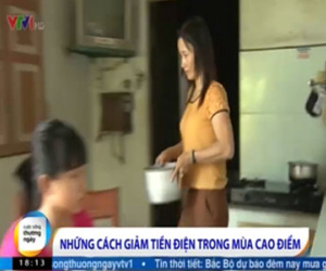 Clip: Cách giảm tiền điện mùa cao điểm