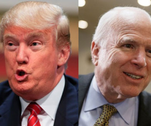 Các con của John McCain và Donald Trump khẩu chiến